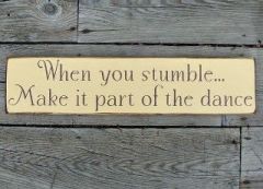 stumble