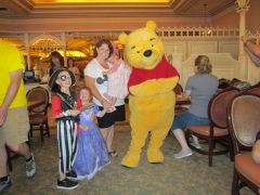 me and 3 kiddos at disney