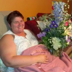 my friend got me some beautiful flowers to cheer me up