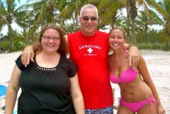 With My Dad and Little Sister 2009