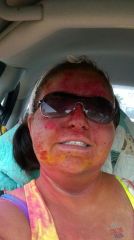 all colored up
