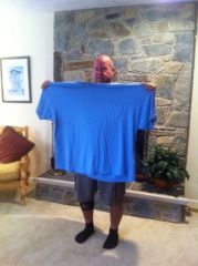Squeeze into T-shirt