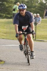 hammering the bike