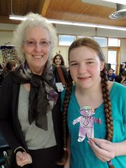 Grammy and Morgan at Grandparents' Day