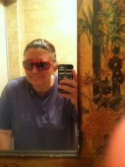 Me in a gas station bathroom