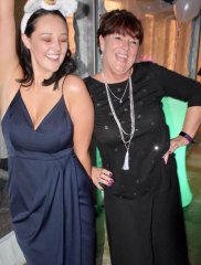 At my daughter's 21st Birthday party and happy to be in the photos instead of always behind the camera!