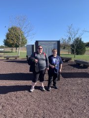 Me & my son at Germanna Volksmarch