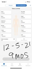 9 month measurements
